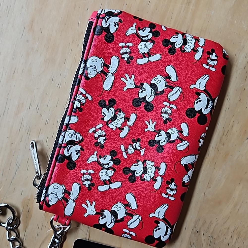 DISNEY BUCKLE DOWN MICKEY COIN POUCH - Picture 3 of 13